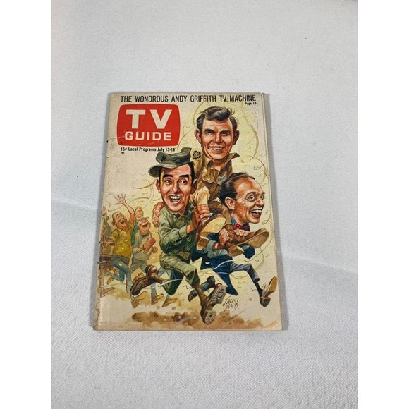 Vintage Rare July 13 1968 TV Guide Andy Griffith Show Issue 798 - Picture 1 of 3